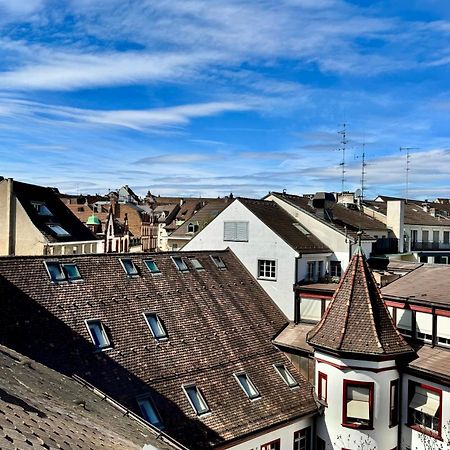 City Center Rooftop Balcony-Studio At Town Hall Basilej Exteriér fotografie